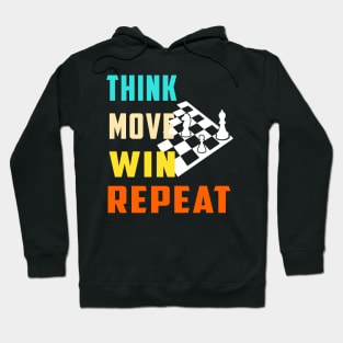 Funny Chess Player Board Game - Chess Play Steps Hoodie